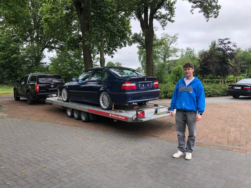 Vergangener Fahrzeugtransport