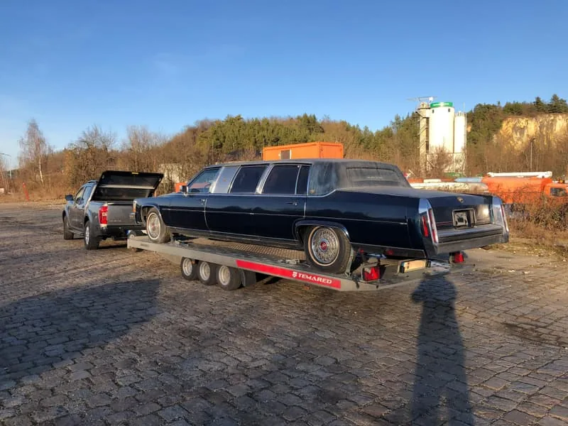 Vergangener Fahrzeugtransport